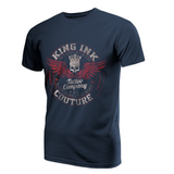 Men's Winged Emblem Couture Tee Blue